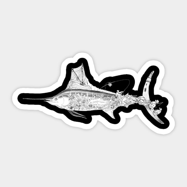 Marlin Sticker by SHIaRT